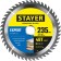Disk STAYER 3682-235-32-48_Z01, on wood, accurate cut, 48T, 235 x 32/30 mm