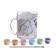 Set for creativity painting mugs "Avocado and friends"