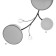 Hunter chandelier 7XLED 132W 3000-6000K Gray 76x76x21 cm Bayerlux