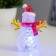 Night Snowman LED 1W RGB 3HLR44 Transparent 8x8x10cm Risalux