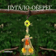 Scarecrow, for a garden house, mix, Greengo