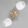 Belinda chandelier 2x40W E27 bronze 49x19x23cm