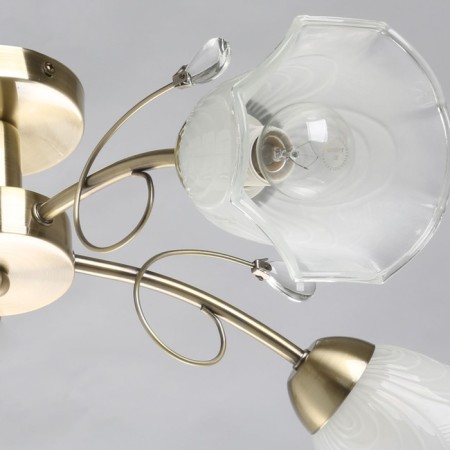 Chandelier "Flora", size 63x24x63 cm, 200W 5XE14-5