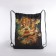 Bag on the lace, the color is green/multi -colored