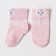 Socks children's baby I'm "bunny", pink color, 10-12 cm
