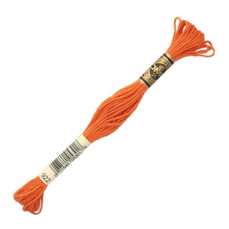 The threads of the DMC 117 (922), 12 pcs. packaged