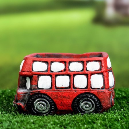 Pot "Bus Bart" Red, 11.5x7x7cm-2