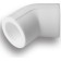 Aqualink square, polypropylene, d = 50 mm, 45 °