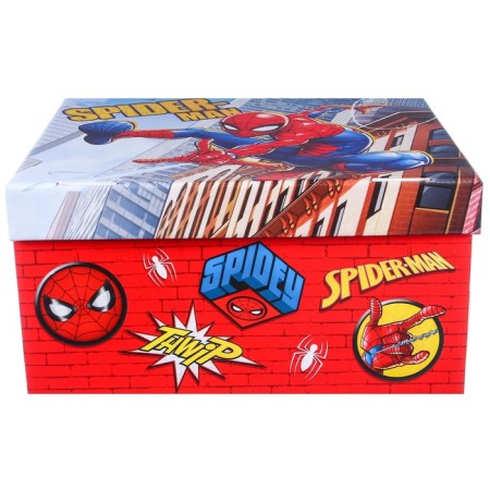 Gift box with a lid, folding, 31x25.5x16 cm, spider-man-4
