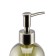Liquid soap dispenser, 7.5x7.5x19.5 cm, green color