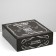 Gift box "100% man", black, 28.5 x 9.5 x 29.5 cm
