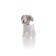 Soft toy Gulliver puppy, white-gray color, 16 cm
