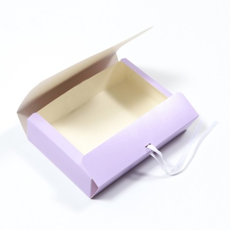 Folding box, lavender, 21 x 15 x 5 cm-1