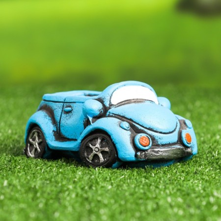 Pot "Machine" blue, 13x6.5x7cm-1