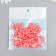 Beads for creativity plastic "English letters" Red set 20 grams 0.4x0.7x0.7 cm