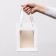 Gift package, with a window, 20 x 15 x 10 cm, white