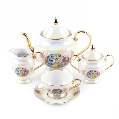 Tea Service Cmielow Astra "Madonna", 15 items