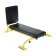 Universal seat longitudinal extrusion, with a folding back and a soft seat