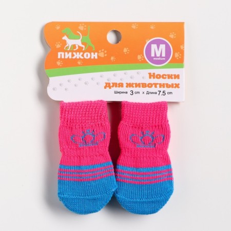 Nosks non -slip "crown", size m (3/4 * 7 cm), set 4 pcs-2