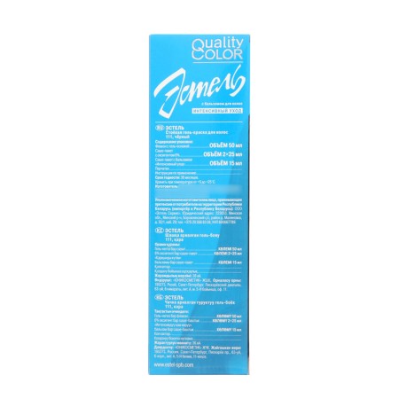 Estel gel color tone No. 111, black-6