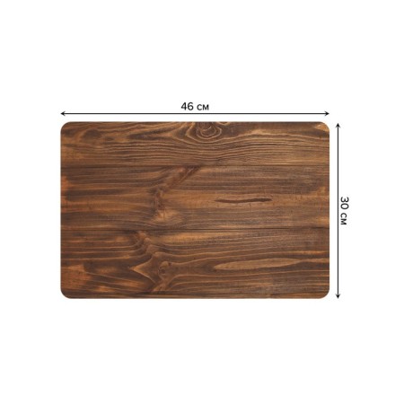 A set of napkins for setting the table "Wood texture", rectangular, rounded edges, size 30x46 cm, 4 pcs-2