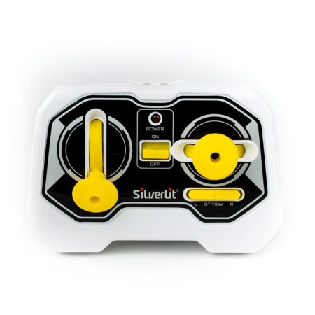 A helicopter on the Flybotic Air Stork radio control, two -channel, yellow color-5