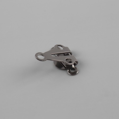 Hook for trousers and skirts, copper, 2 × 2 cm, 2 pcs, black nickel color-4