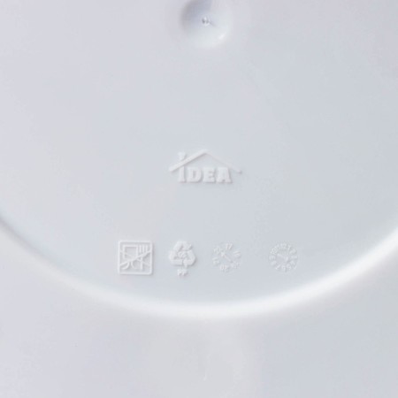 Pot with the pallet "Stones", 4.8 l, white color-3