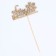 Topper "Happy New Year with a gift", gold, in a bag with a suspension, 12 × 5cm give beautifully