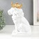 Souvenir Polystone SPRAGE "White Leo in the Golden Crown" 24.5x14x11.5 cm