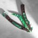 Wooden souvenir "Babochka. Cerambit", Green