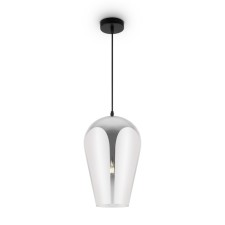 Подвесной светильник Freya FR5188PL-01B1 Jiffy, 220х220х1000 мм, E27, 1х60Вт, цвет чёрный