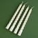New Year's candles twisted “believe in a dream”, without aroma, set 4 pcs, height 15 cm