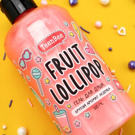 Shower gel, moisturizing, 500 ml, aroma of fruit candy, teenbee-10