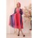 Women's dress, size 46, pink color
