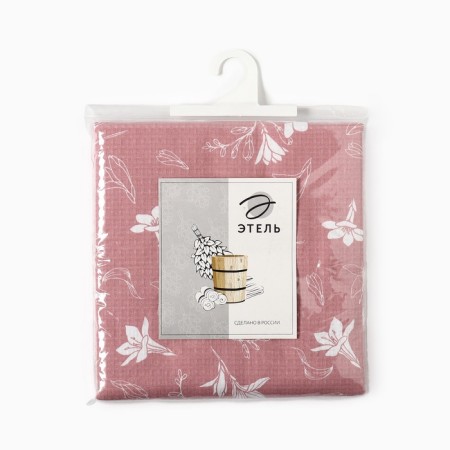 Bath sheet "Lily" 150x180 cm, 100% cotton, waffle canvas, 160 g/m2-5