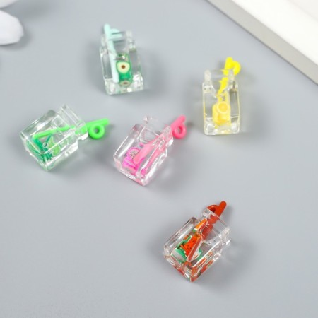 Decor for creativity Plastic "Lemonad in the Bank" MIX 1.1x1.1x2.5 cm-2
