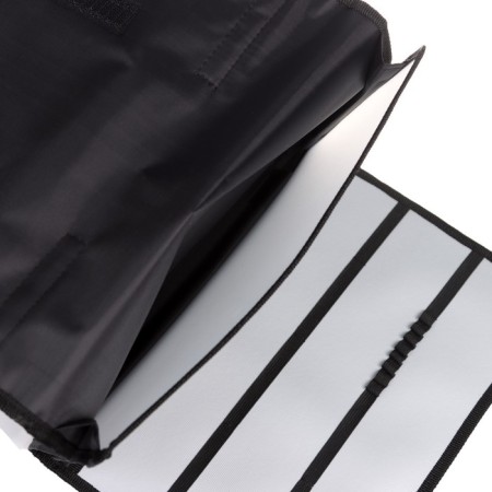 Labor folder A4, 325 x 240 mm, with handles, compounds on Velcro, textile, PTR-10, calligrata "bulldog"-7