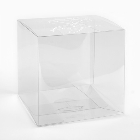 Gift PVC, packaging, "bloom", 12 x 12 x 12 cm-3