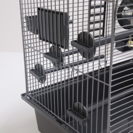 Birds Cell "Piggers" No. 100, collapsible, 42 x 30 x 37cm (staff.) Gray-19