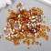 Decor for creativity Glass "Rhubates truncated cone. Caramel" d = 1.5-6.5 mm set 1000 pcs