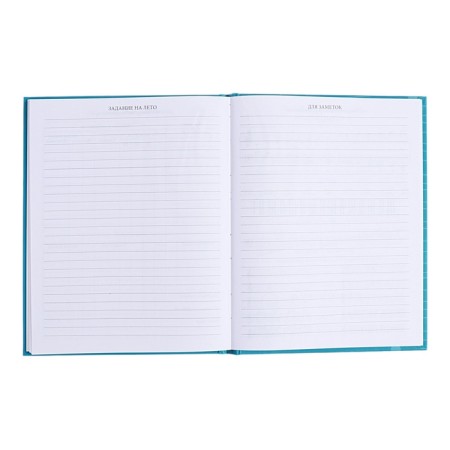 Diary for a music school, 48 sheets, hard cover, matte lamination, foil embossing, reference information, block 60g/m2-10