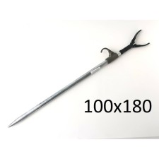Telescopic stand, aluminum, 100x180 cm
