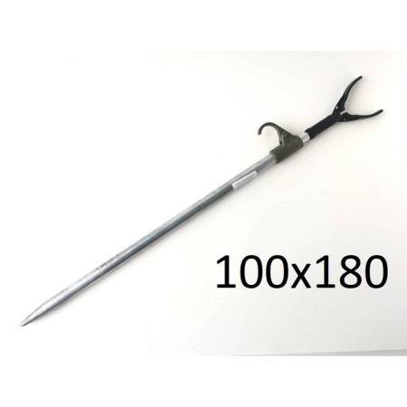 Telescopic stand, aluminum, 100x180 cm