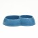 Double plastic bowl 630 and 430 ml, 29.5 x 20 x 6 cm, mix of flowers