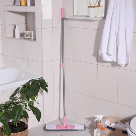 Swal to wash the floor flat with the telescopic handle Raccoon "Bukla", 41 × 12 × 90 (120) cm, microfiber-8