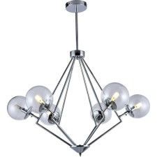 Люстра потолочная Campilo 6xG9 40Вт, размер 86x86x63 см, цвет хром