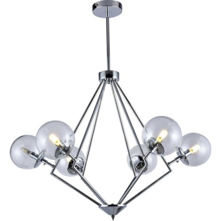 Ceiling chandelier Campilo 6xg9 40w, size 86x86x63 cm, color chromium