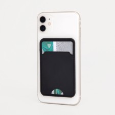 Cartholder on the phone, black color