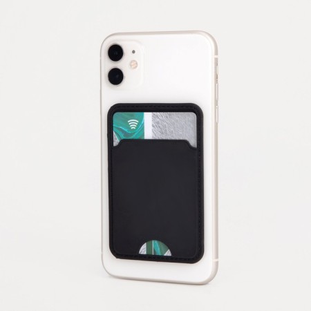 Cartholder on the phone, black color